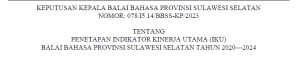 Read more about the article Indikator Kinerja Utama 2020–2024