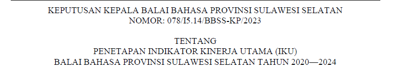 Read more about the article Indikator Kinerja Utama 2020–2024