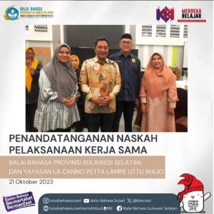 Read more about the article Penandatangan Pelaksanaan Kerja Sama (PKS) dengan Yayasan La Canno Petta Lampe Uttu Cakkurie Wajo (YLC)