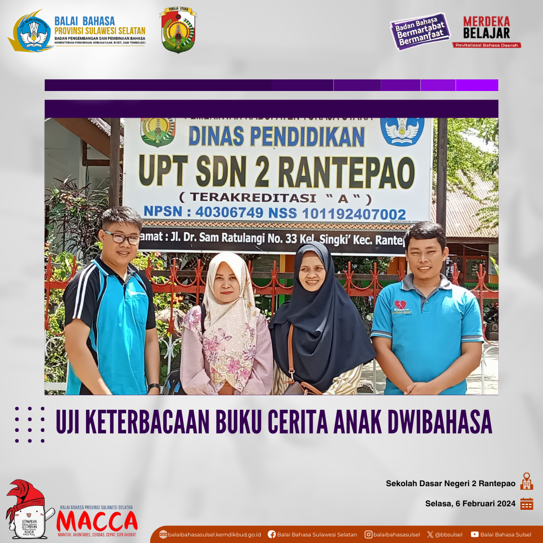 Read more about the article Uji Keterbacaan Buku Cerita Anak Dwibahasa