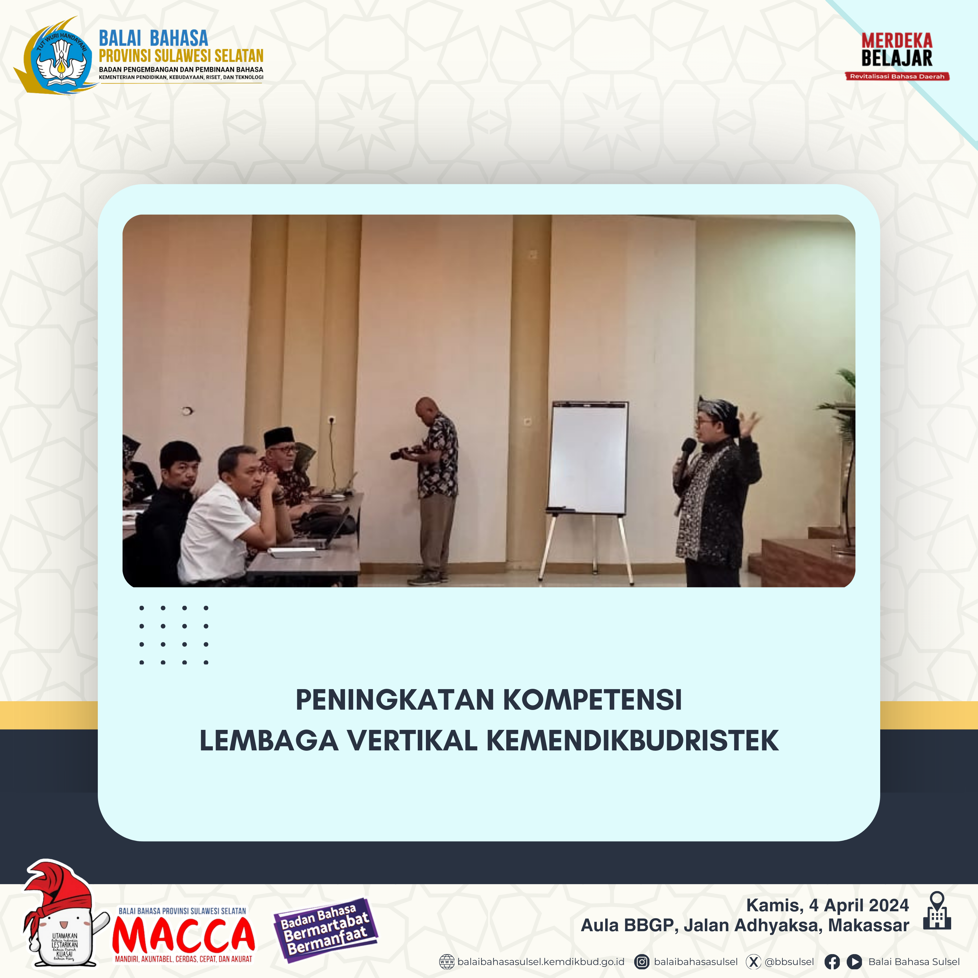 Read more about the article Peningkatan Kompetensi Lembaga Vertikal Kemendikbudristek