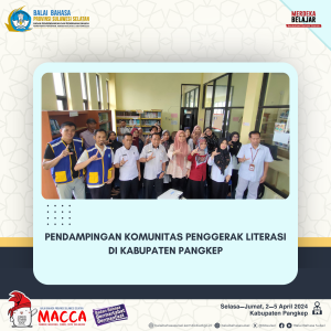 Read more about the article Pendampingan Komunitas Penggerak Literasi di Kabupaten Pangkep