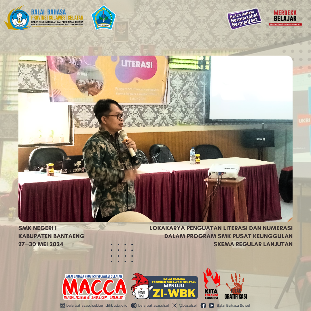 Read more about the article Lokakarya Penguatan Literasi dan Numerasi dalam Program SMK Pusat Keunggulan Skema Regular Lanjutan