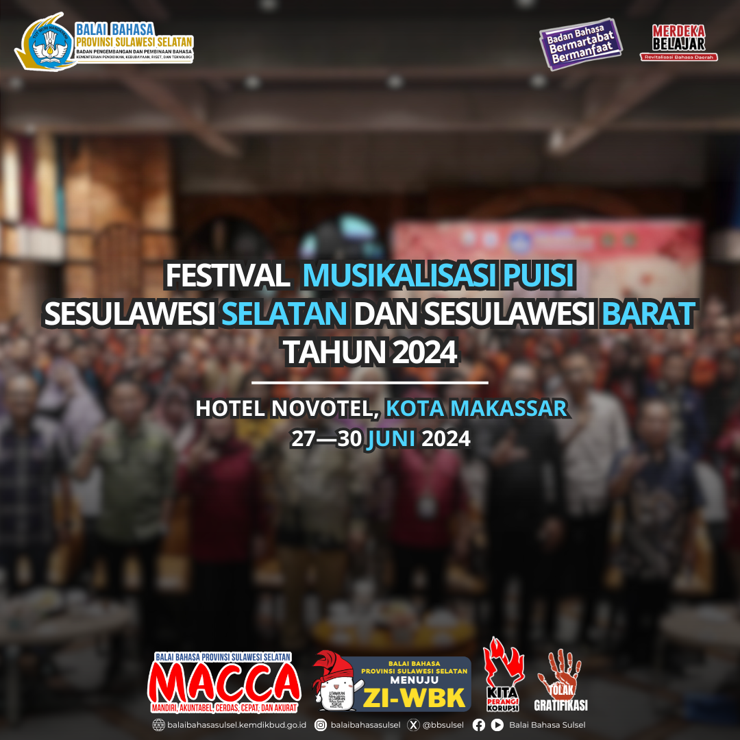 Read more about the article BBP Sulsel Kembali Gelar Festival Musikalisasi Puisi