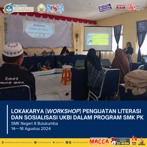 Read more about the article Lokakarya Penguatan Literasi dan Sosialisasi UKBI di SMKN 8 Bulukumba