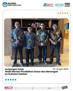 Read more about the article Kunjungan Kerja Wamendikdasmen ke Sulawesi Selatan