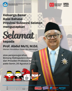 Read more about the article Mendikdasmen Terima Tanda Kehormatan Bintang Mahaputera Utama dari Presiden Prabowo Subianto